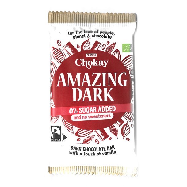 Bar Amazing Dark   Glutenfri   Vegan