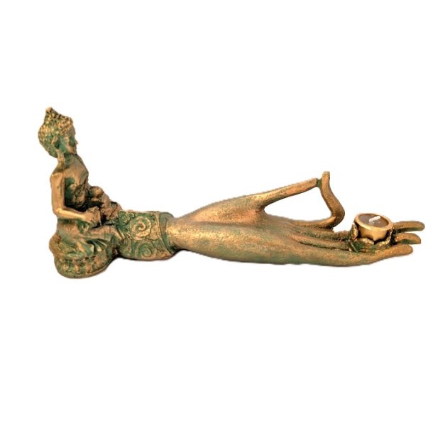 Antique Buddha - Hand Incense Burner