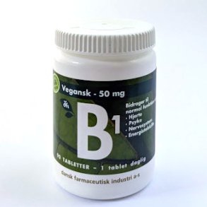 B1 50 mg Vegansk