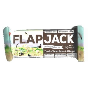 Flapjack m. mrk chokolade og ingefr