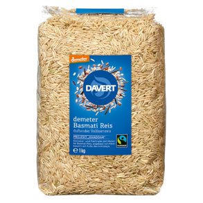gte Basmati ris brun Biodynamiske kologiske - Davert