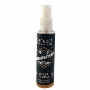 for men only Deo Spray Benecos.  Vegan