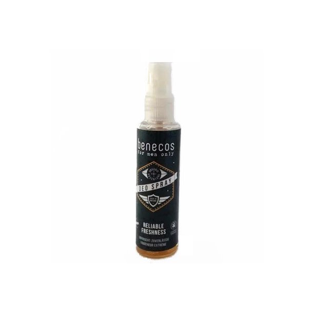 for men only Deo Spray Benecos.  Vegan