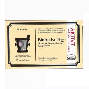 BioActive B12 600ug tyggetablet Vegan