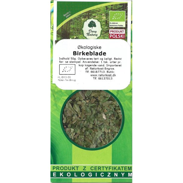 Birkeblade kologiske 50g   Dary Nature