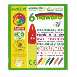 Bivoksfarve stifter 6 stk