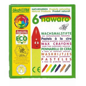 Bivoksfarve stifter 6 stk