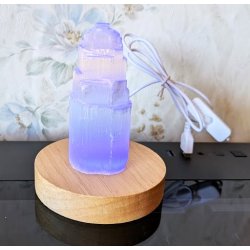 Tr�fod med flerfarvet LED lys 10 x 2 cm