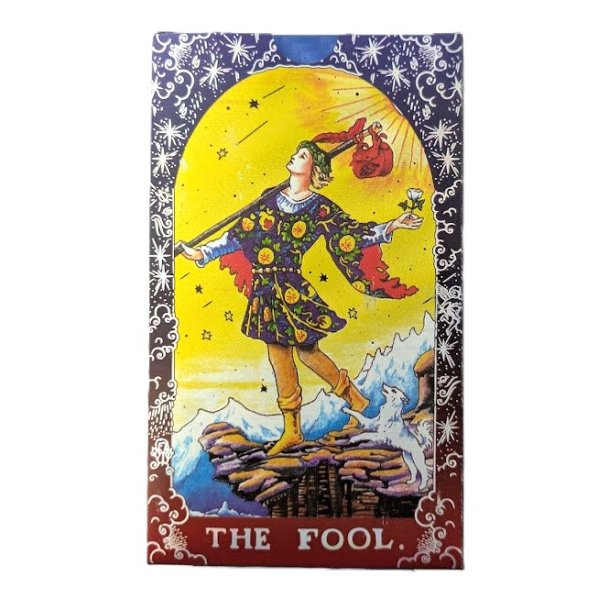 Bl folie tarotst - Mandala - med hfte