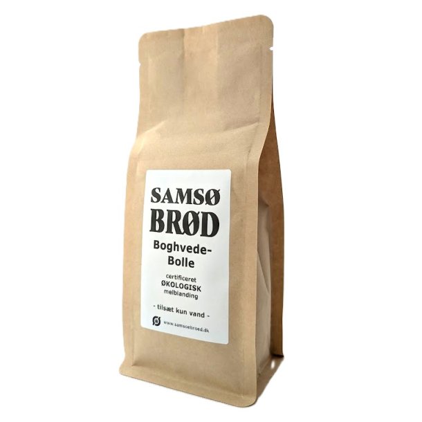 Boghvedebolle �kologisk melblanding fra Sams� Br�d