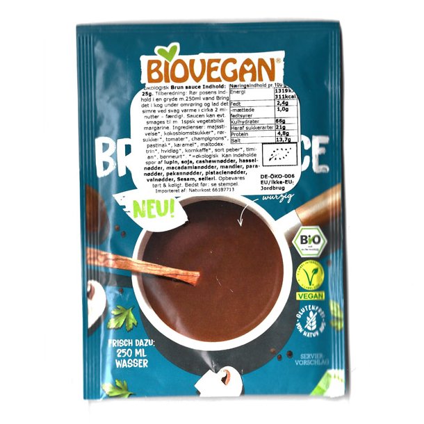 Brun Sauce ko  Vegan og glutenfri af natur