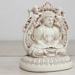 Buddha 8,7 cm dobbeltsidet