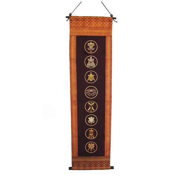 Silk Scrol 8 Buddhistiske symboler