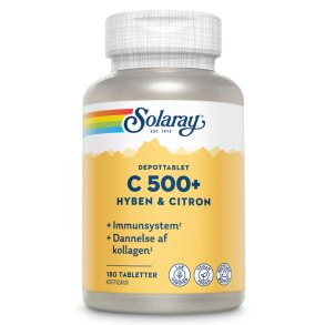 C-vitaminC500 + hyben &  citronDepottablet Solaray