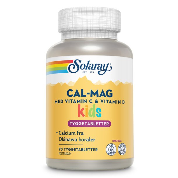 Cal-Mag-�Kids�tyggetabletter�Solaray