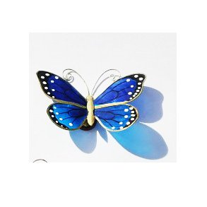 Capiz Butterfly Blue