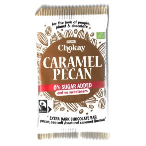 Bar Caramel Pecan 65% kakao   Glutenfri  Vegan