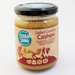 Cashewcreme Saltede Terrasana vegansk kologisk 250 g