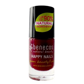 Neglelak cherry red Benecos Happy Nails
