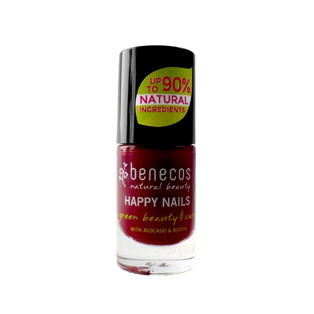 Neglelak cherry red Benecos Happy Nails