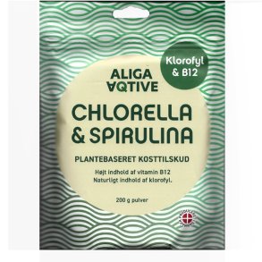 Chlorella & Spirulina pulver