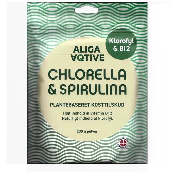 Chlorella & Spirulina pulver