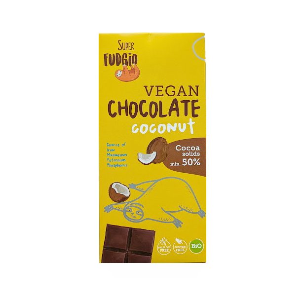 Chokoladebar ko af risdrikpulver med kokos (Super Fudgio)