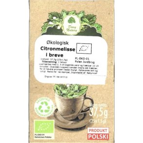 Citronmelisse te i breve kologisk - Dary Natury