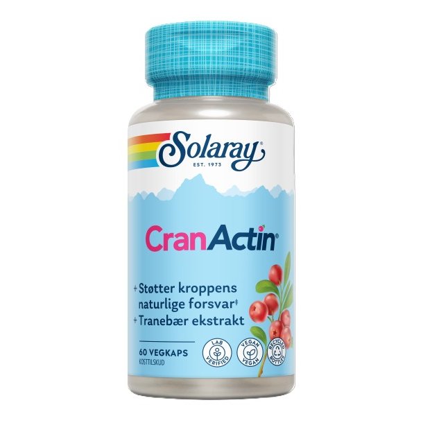 CranActinTranebrekstraktSolaray Vegan