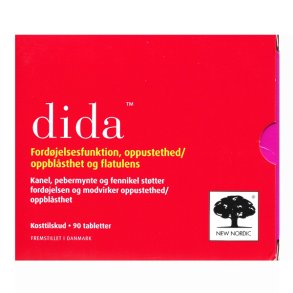 Didamed kanel, oregano og pebermynte m.m. 90 tab.