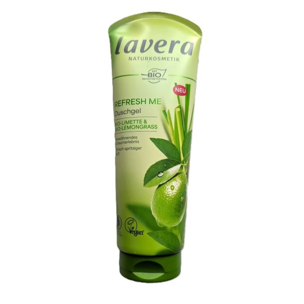 Showergel Lime Opfriskende Lavera - Vegan