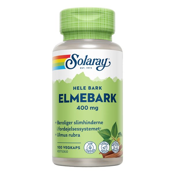 Elmebarkslipperyelm400mg Solaray Vegan