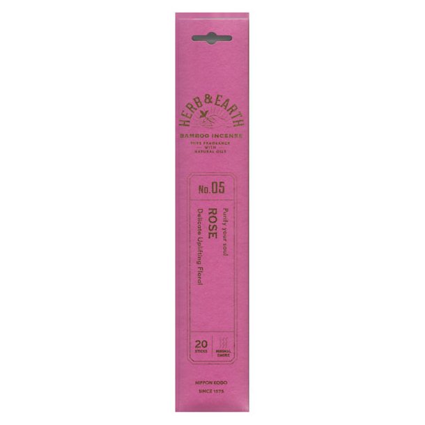 Herb & Earth - Bamboo Incense Rose