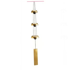 Vindspil: Temple bell Trio Messing