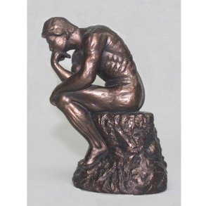 The Thinker Rodins bermte statue