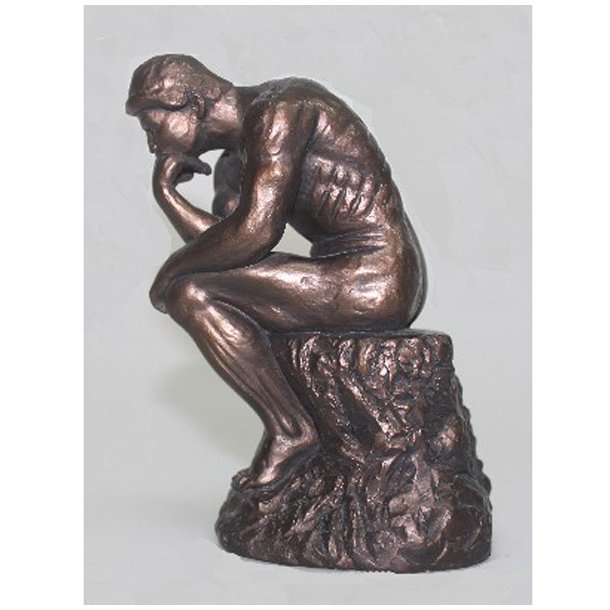 The Thinker Rodins bermte statue