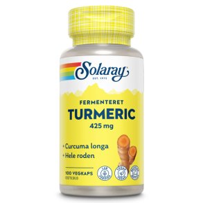 Turmeric Fermenteret Solaray Vegan