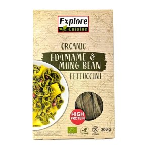 Fettuccine med Edamame- & Mungb�nner  �kologiske