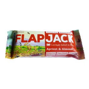 Flapjackm.abrikosogmandel