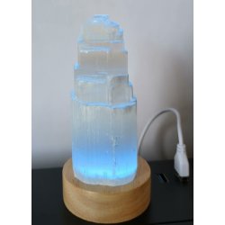 Tr�fod med farveskiftende LED lys  6 x 2 cm