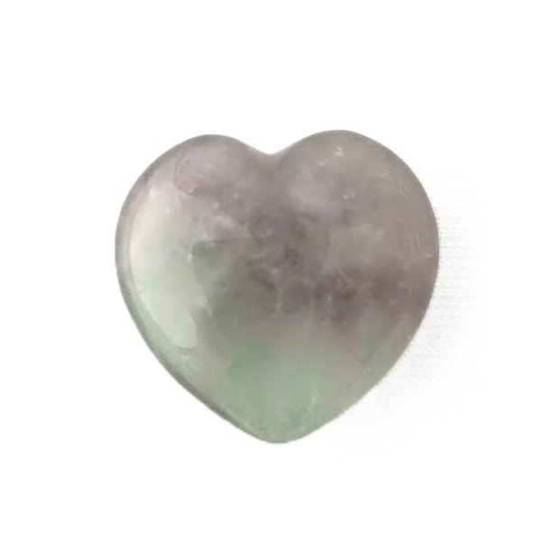 Hjerte Fluorite 3x3 cm