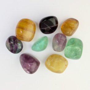 Fluorit blandet farver