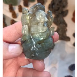 Ganesh krystal: Labradorit