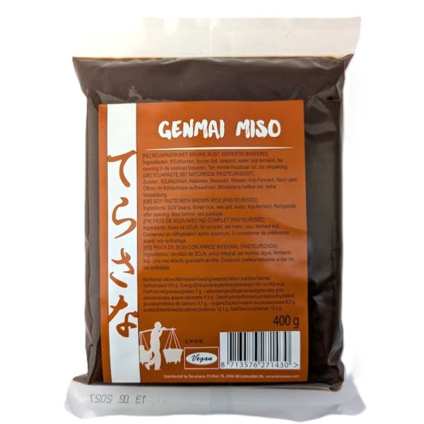 Genmai miso (Miso af soja og brune ris) -TerraSana