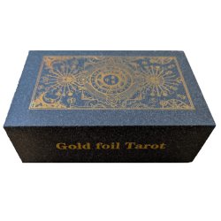 Gold foil tarot set