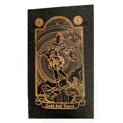 Gold foil tarot set