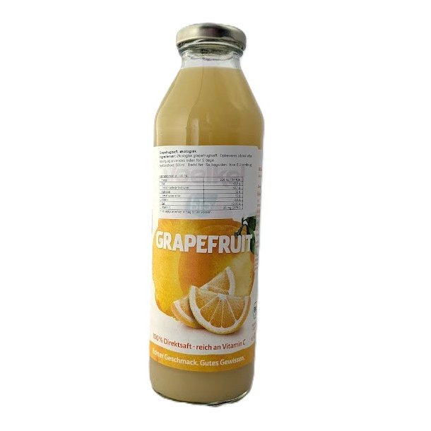 Grapefrugtsaft  �kologisk Voelkel, ink.pant