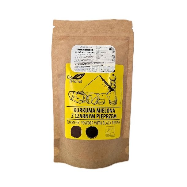 Gurkemeje med sort peber �kologisk - Bio Planet