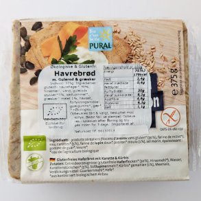 Havrebrd med Gulerod & grskar  kologisk