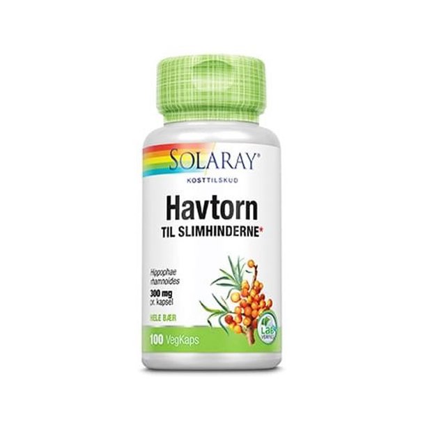 Havtorn 300 mg. Solaray Vegan